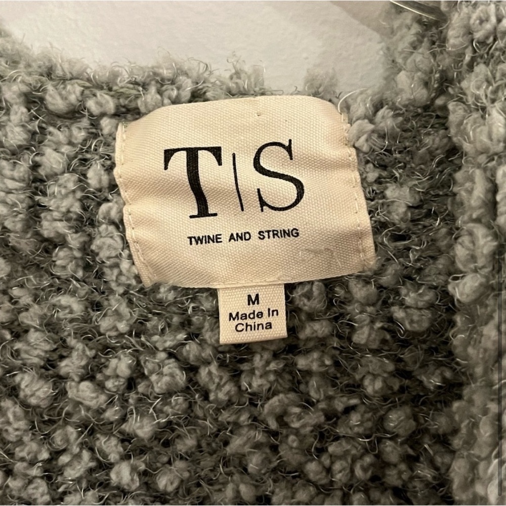 Twine And String /Anthropologie Soft Cardigan Hoo… - image 3